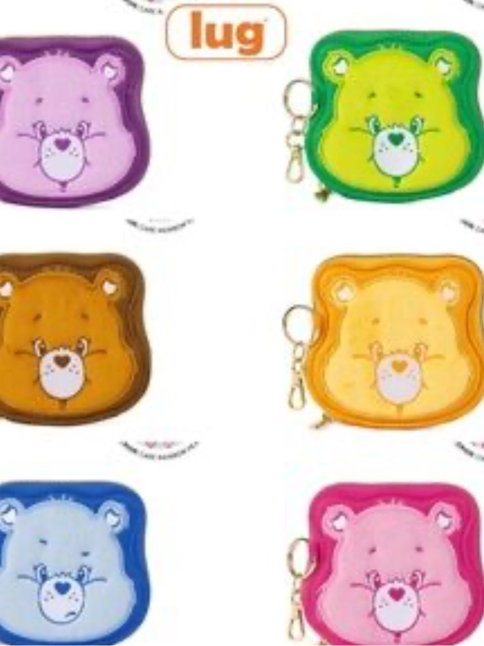 Lug carebear coin purse and keychain holder